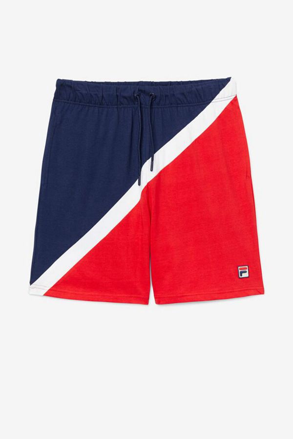 Fila Šortky Panske Námornícka Modrá - Counter Cotton S Pockets Vypredaj - Slovakia 57028-KCNB